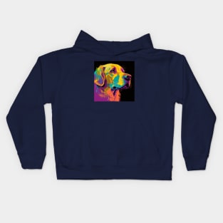 Stoic Golden Retriever Kids Hoodie